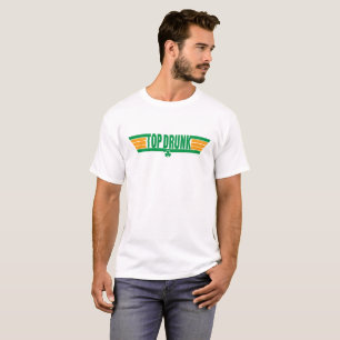 La camisa de St Patrick bebido superior