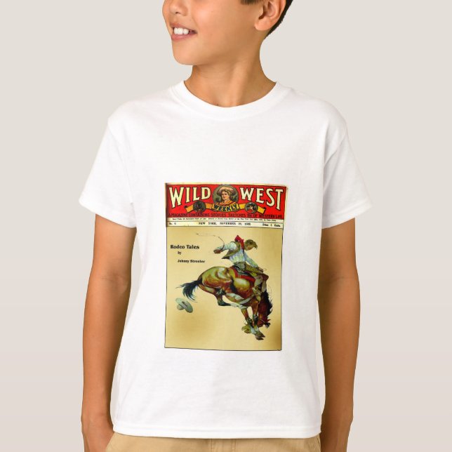 La camisa del Bronc del jinete del niño semanal (Anverso)