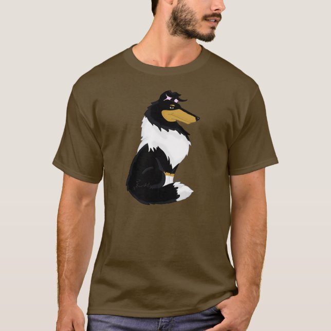 La camisa del collie de los hombres ásperos (Anverso)