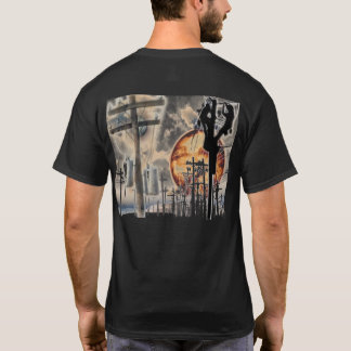 La camisa del instalador de líneas