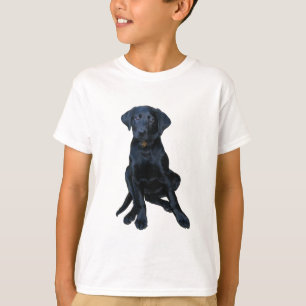 La camisa del laboratorio del niño negro del