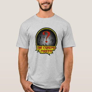 La camisa del logotipo del podcast de Curioso