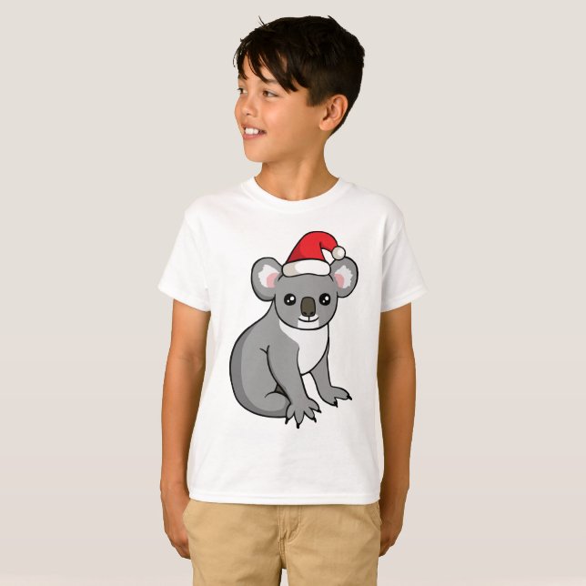 La camisa del navidad de la koala de Santa del (Anverso completo)