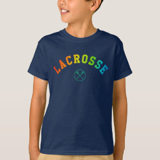 La camisa del niño de LaCrosse - texto curvado
