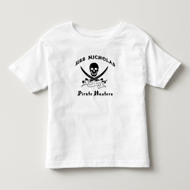 La camisa del niño de los cazadores del pirata de (Anverso)