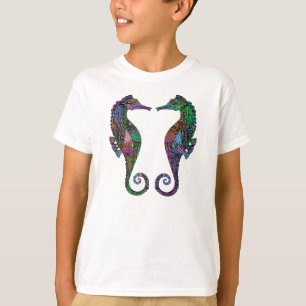 La camisa del niño eléctrico del Seahorse