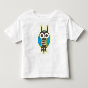 La camisa del niño verde del búho