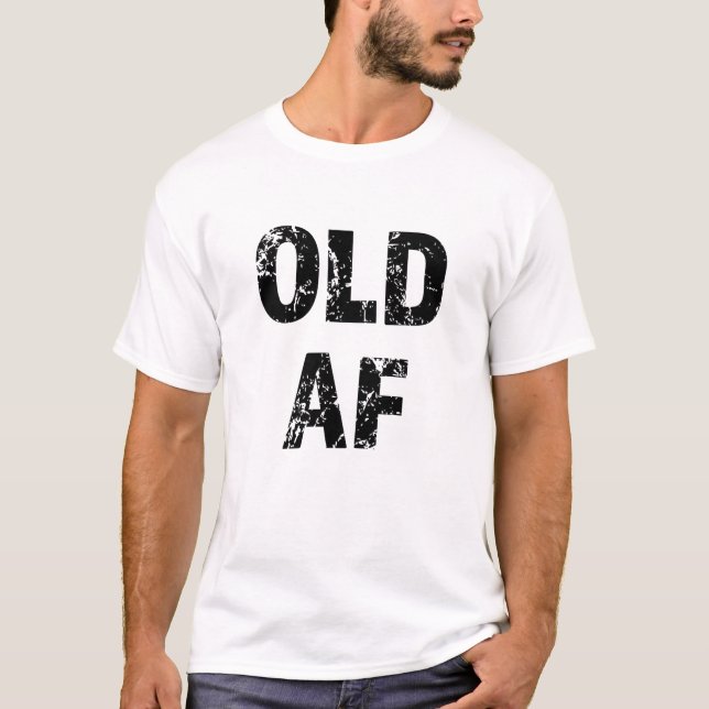 La camisa del refrán de la edad avanzada de los (Anverso)
