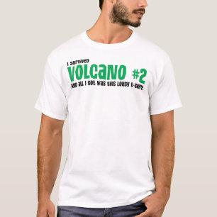 La camisa del volcán #2 de los hombres "sobreviv