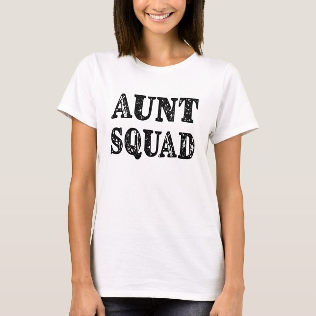 La camisa divertida de las mujeres de tía Squad (Anverso)