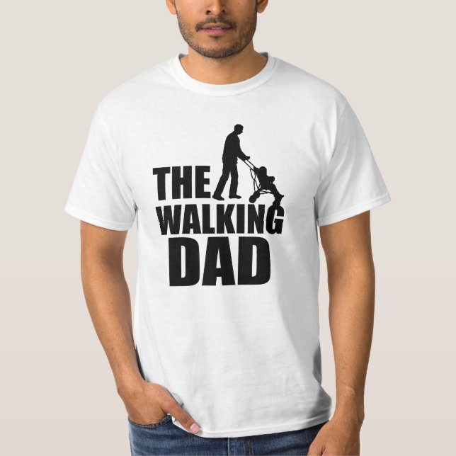 La camisa divertida de Walking Dad (Anverso)