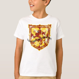 La camisa ligera de los niños de Escocia