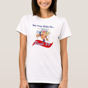 La camisa retra de la diversión del viaje de la