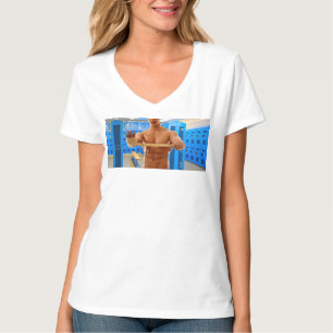 La camisa sin mangas de SlipperyJoe hombre musculo