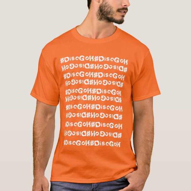 La camisa teñida lazo del #DiscGolf (Anverso)