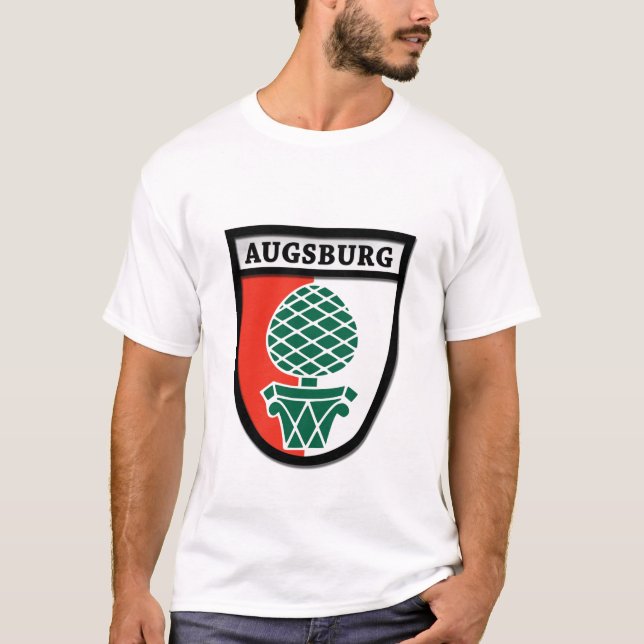 La camiseta 0010 de los hombres del escudo de (Anverso)