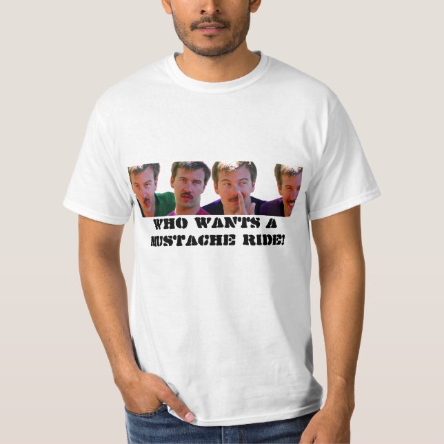 ¡la camiseta 1, WHO de los wes QUIERE UN PASEO del (Anverso)