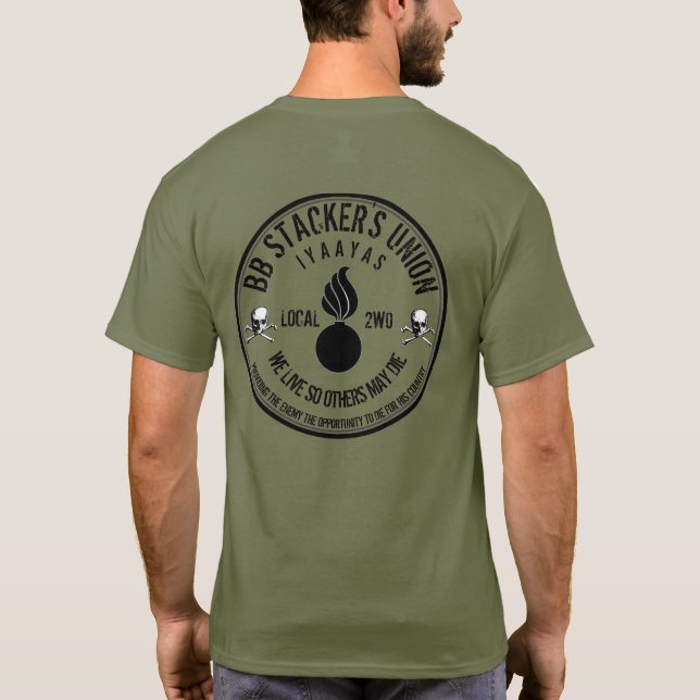 La camiseta 2W0 de BB Stacker (Reverso)