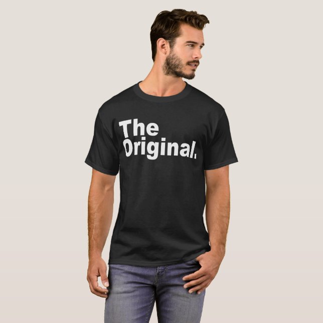 La camiseta a juego original de la familia - (Anverso completo)