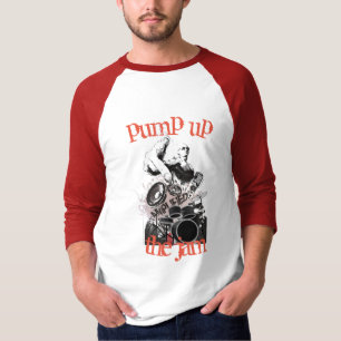 la camiseta atascada