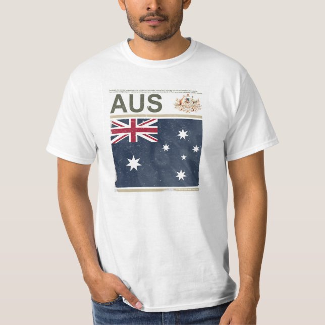 La camiseta "Australia " de los hombres (Anverso)