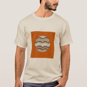La camiseta básica beige de Mosaic Hombre