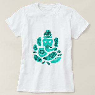 La camiseta básica de las elefantes del Señor Ga