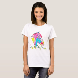 La camiseta básica de las mujeres con el caballo
