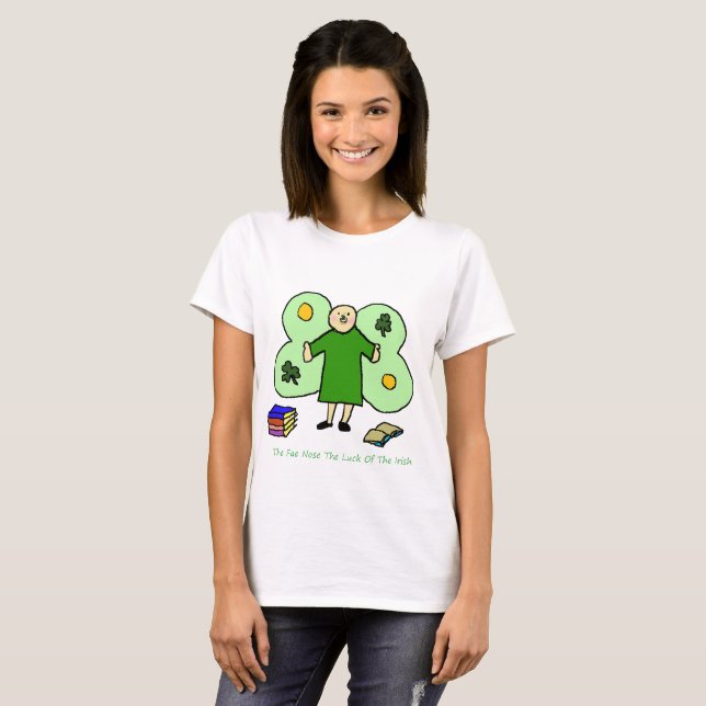 La camiseta básica de las mujeres de Confuzzled (Anverso completo)