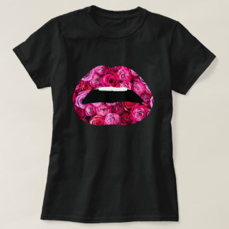 La camiseta básica de las mujeres de la impresión