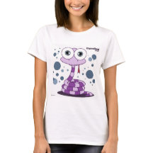 La camiseta básica de las mujeres de la serpiente