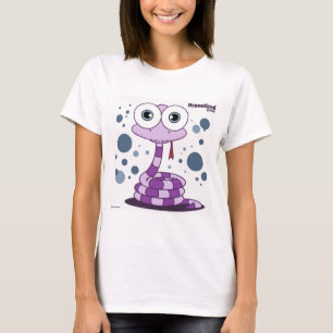 La camiseta básica de las mujeres de la serpiente