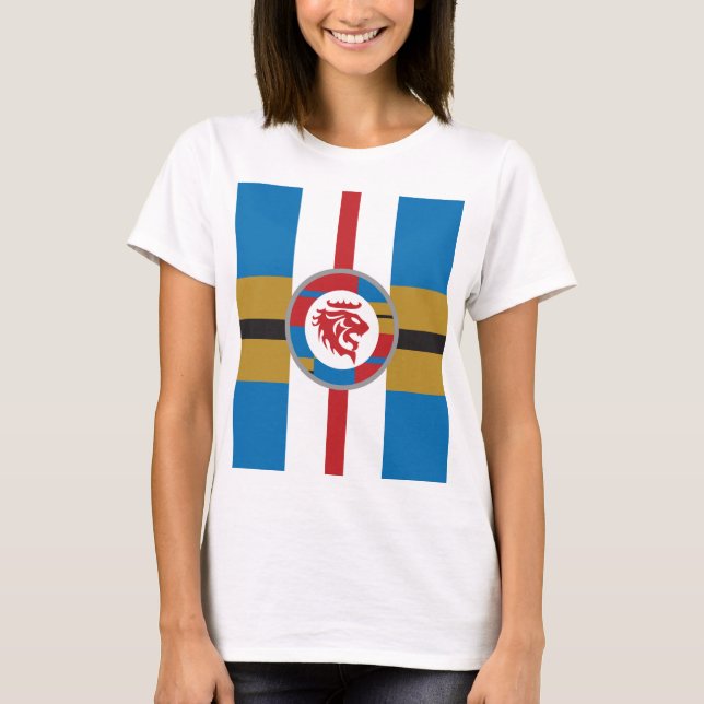 La camiseta básica de las mujeres del León Rojo (Anverso)