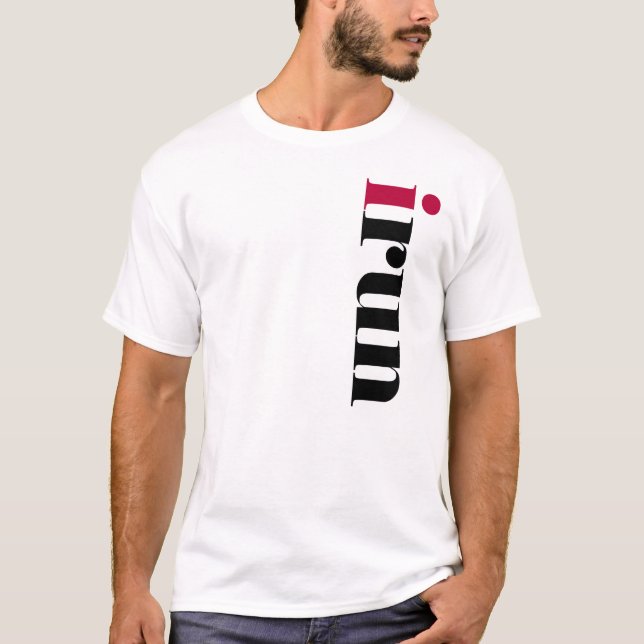 La camiseta básica de los hombres (Anverso)