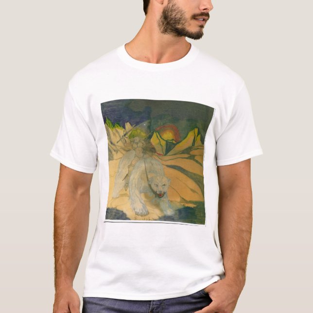 La camiseta básica de los hombres (Anverso)