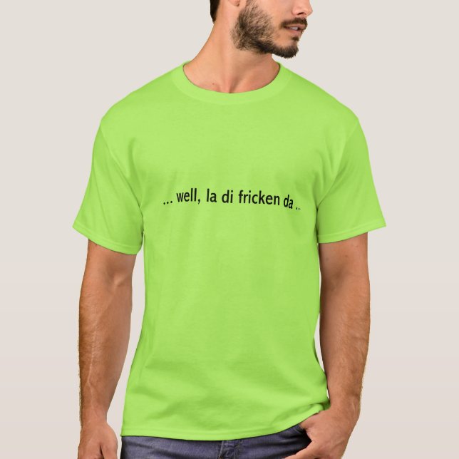 La camiseta básica de los hombres de DA de los Di (Anverso)
