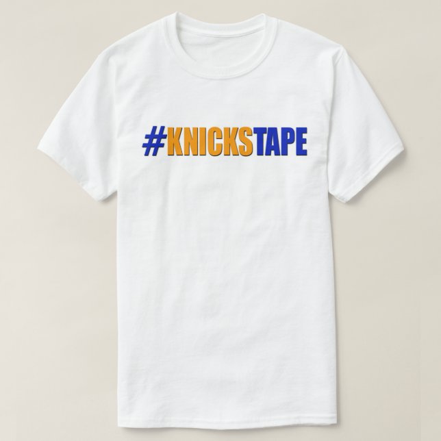 La camiseta básica de los hombres de KnicksTape (Diseño del anverso)