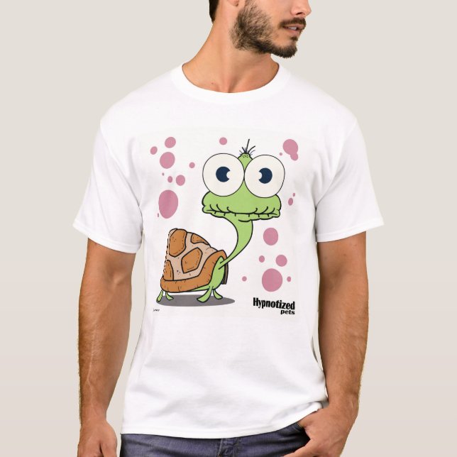 La camiseta básica de los hombres de la tortuga (Anverso)
