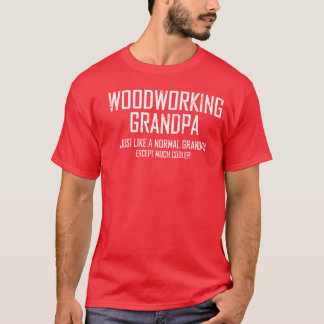 La camiseta básica de los hombres del abuelo de la