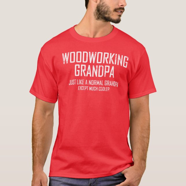 La camiseta básica de los hombres del abuelo de la (Anverso)