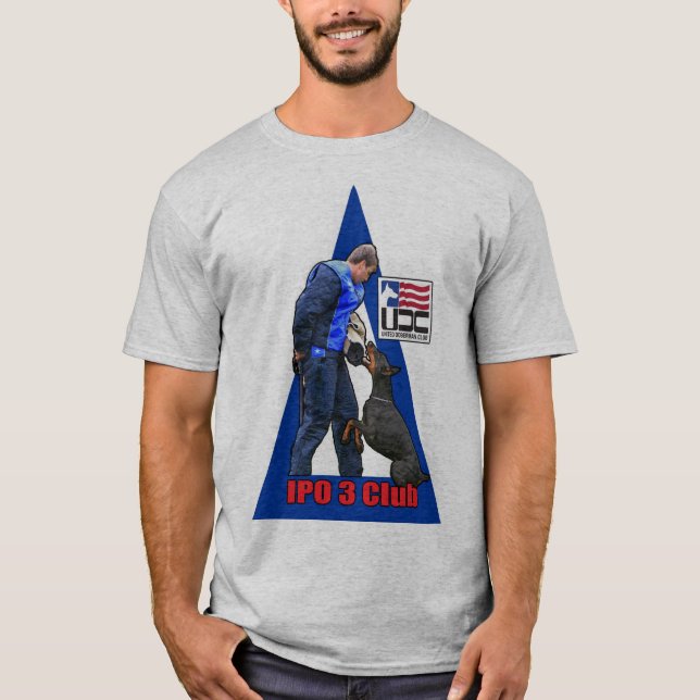 La camiseta básica de los hombres del club de IPO (Anverso)