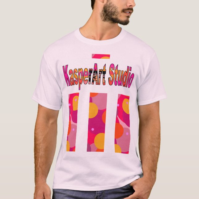 La camiseta básica de los hombres del estudio de (Anverso)
