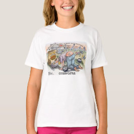 La camiseta básica de los hombres del ganado del