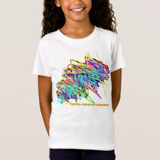 La camiseta básica de los niños del garabato,