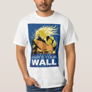 La camiseta básica de sus hombres de la pared del