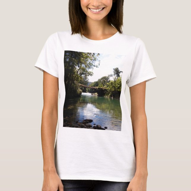 La camiseta básica de sus mujeres de encargo (Anverso)