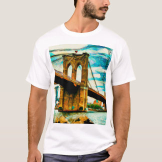 La camiseta básica del puente de Brooklyn