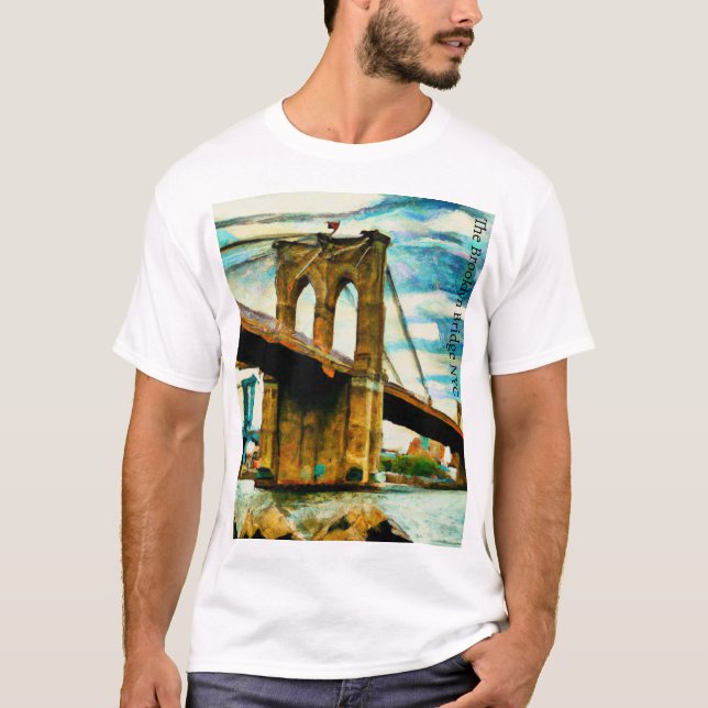 La camiseta básica del puente de Brooklyn (Anverso)