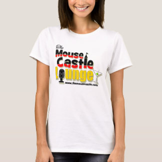 La camiseta básica del ratón del castillo de las