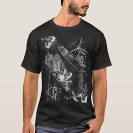 La camiseta básica oscura de los hombres - eólica